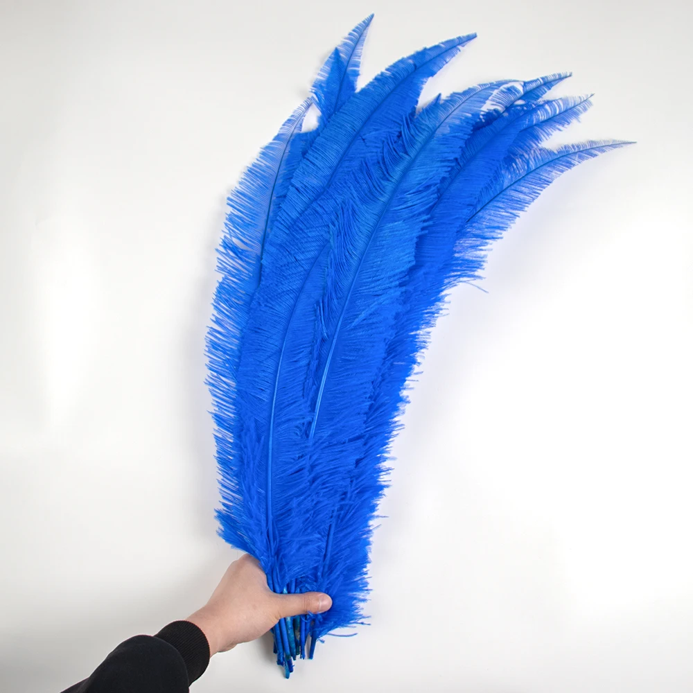 50-55cm Trimmed Ostrich Feathers 10/50/100 PCS Dyed Plumes For DIY Jewelry Wedding Party Home Decoration Crafts