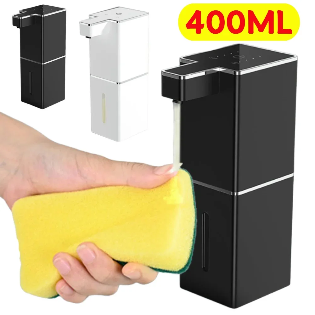 

Automatic Foam Soap Dispensers Smart Washing Hand Machine With USB Charging High Quality Soap Dispenser 400ML Bathroom Products