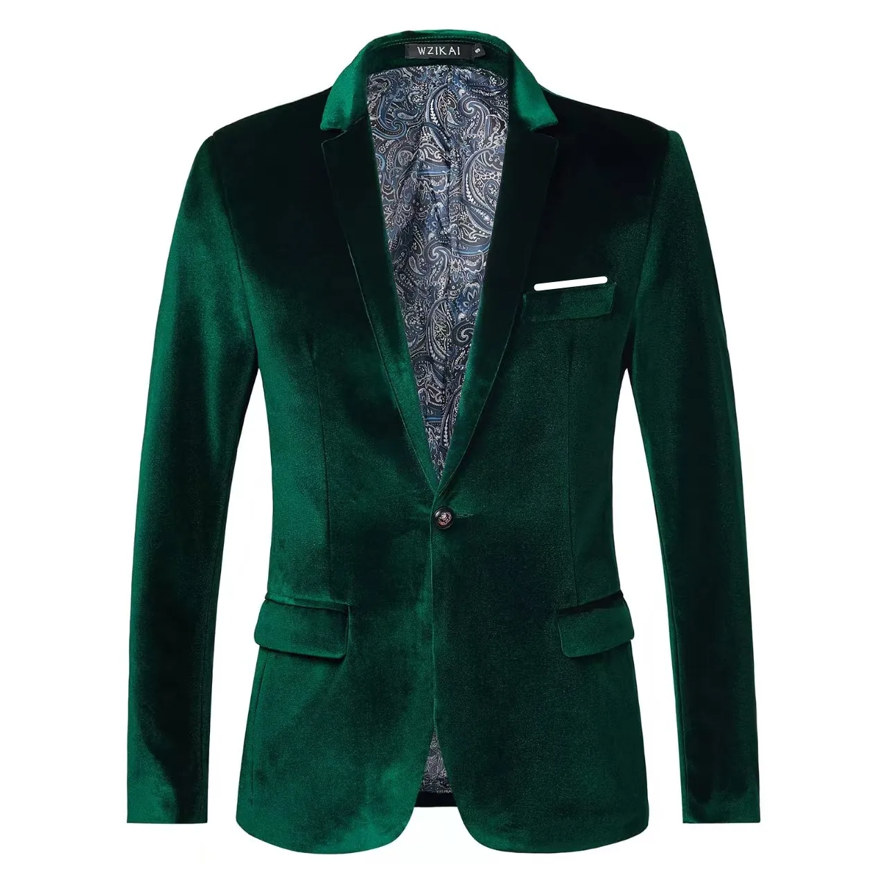 Man Trouwpak Fluwelen Blazers Jas 2025, Vintage Elegante Feestdiner Zakelijke Blazers Masculinos Slanke Mannen Jurk Formele Jas