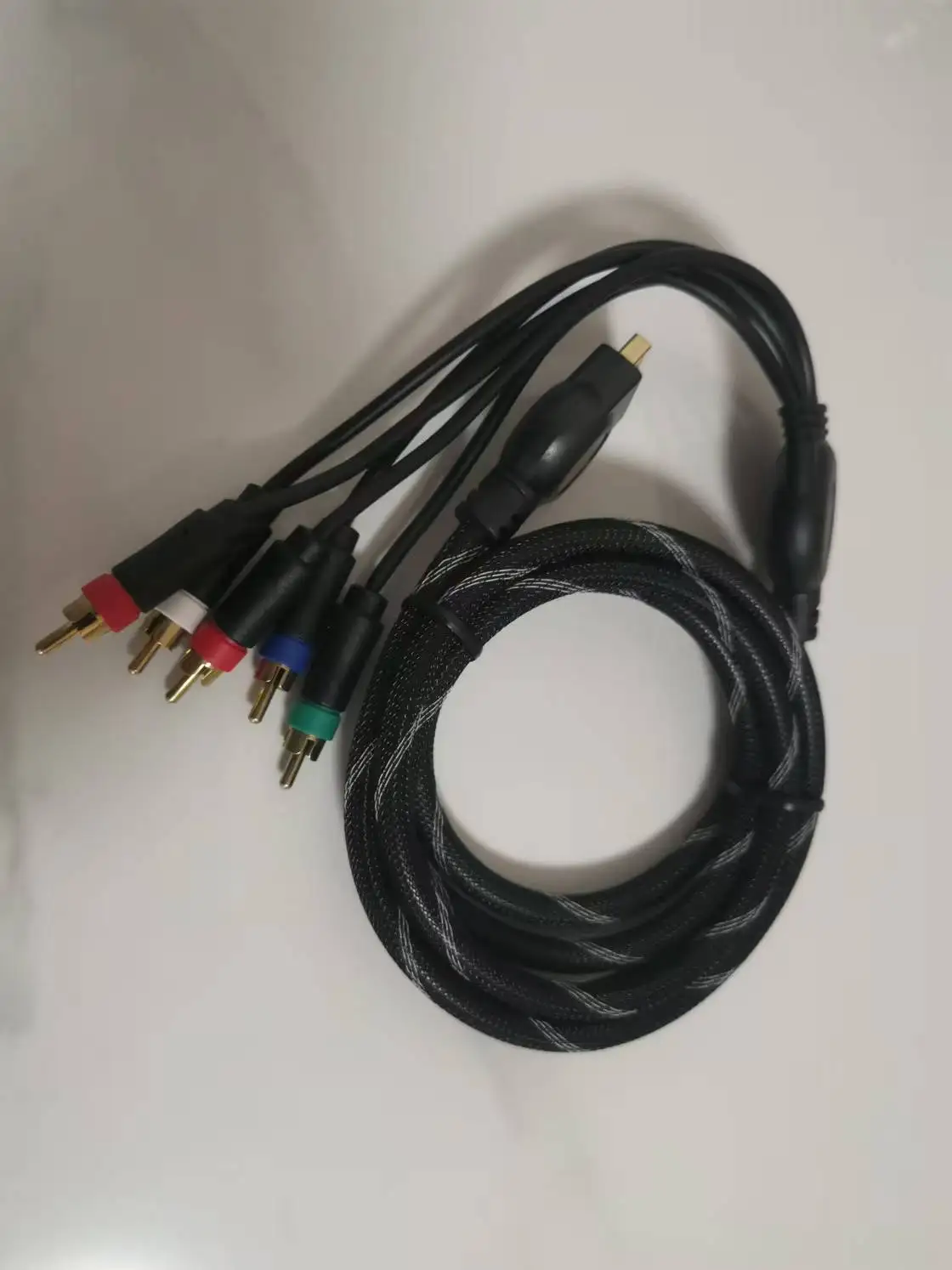 5 tips AV Component Cable 1.8m Premium High Resolution HDTV Game Cable Accessories For PlayStation 2 PS2 PS3