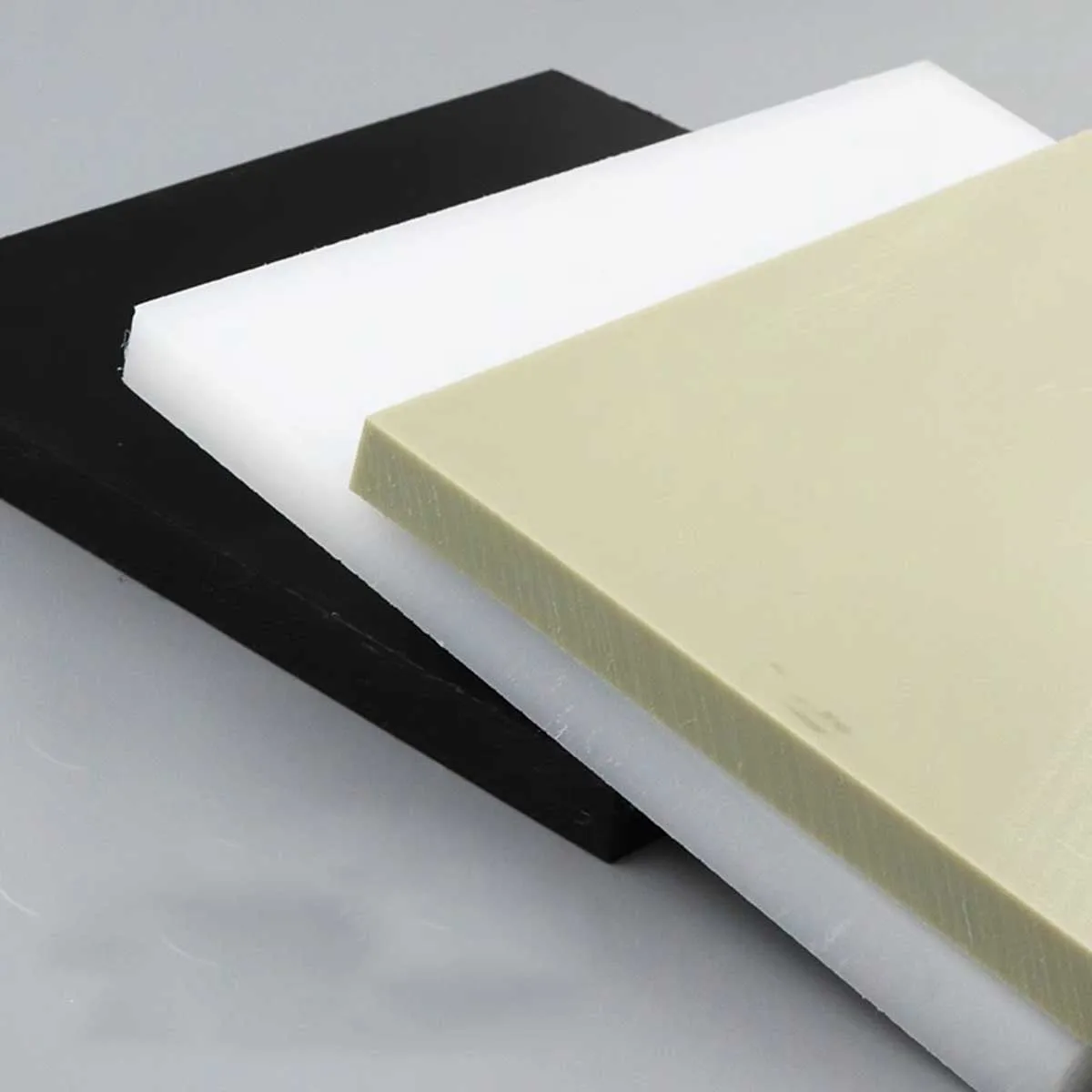 أسود أبيض رمادي مادة البولي بروبيلين / لوح بلاستيك بلوري PP #5