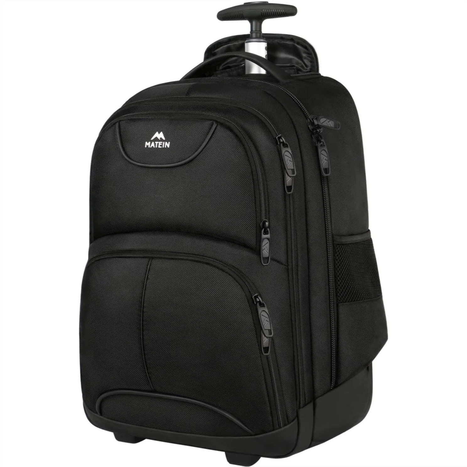 

Rolling Backpack with 17 Inch Laptop Compartment, Wheeled Carry on Luggage Trolley for Travel Business College