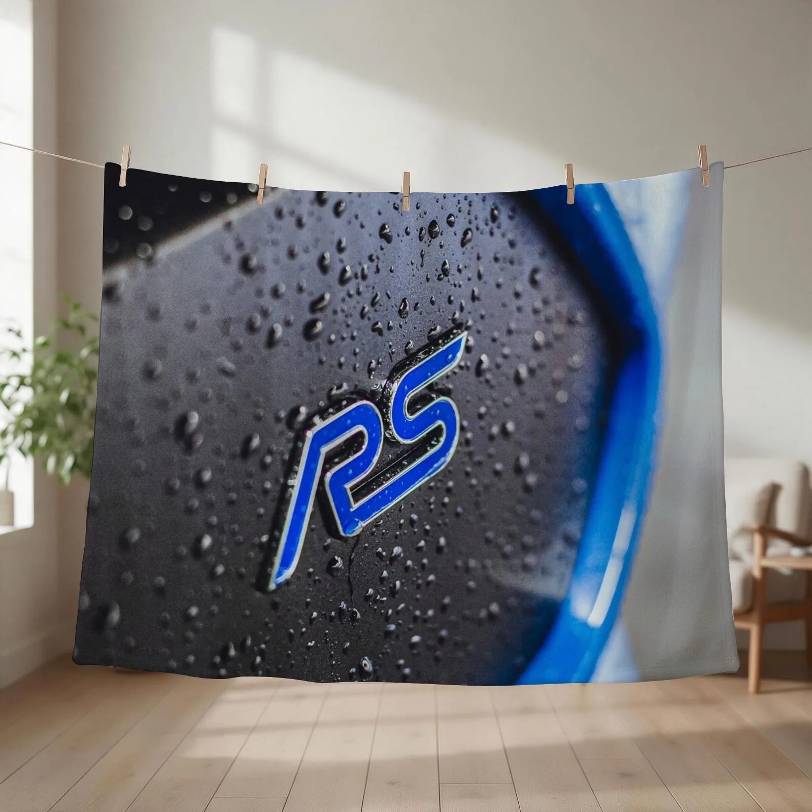 Focus RS logo Throw Blanket couch cozy soft plush fuzzy picnic outdoor blanket