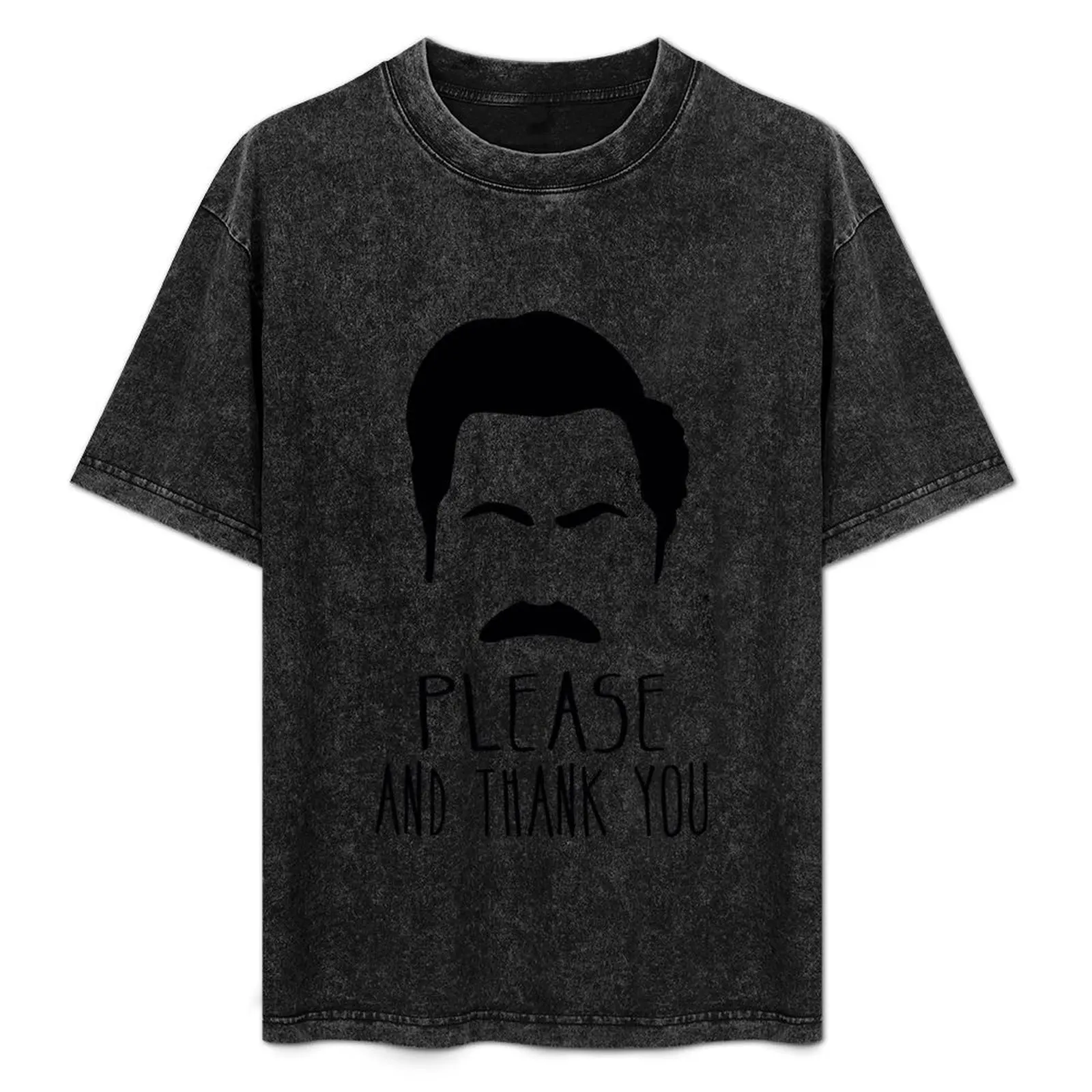 Funny Man Ron Swanson T-Shirt new edition plus sizes Men's clothing