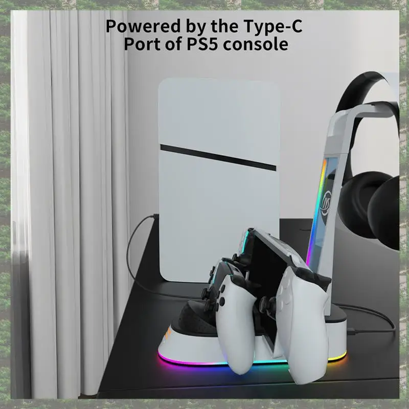 

JYS Docking Charger For PS5 Portal Streaming Handheld Charging Dock Storing Headset Gamepad Charging Docking Charger Easy To Use