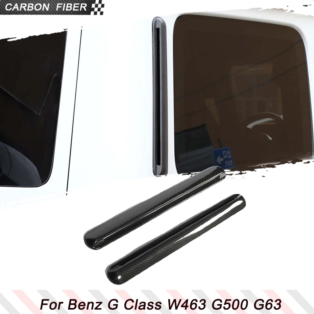 

Car Side Window Pillar C Pillar Cover For Mercedes Benz G Class W463 G500 G55 G65 G63 AMG 2019 2020 Dry Carbon Air Vent Trims