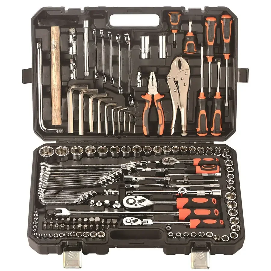 150 pcs tools ratchet wrench spanner set professional mechanic complete tool box set full automotive set