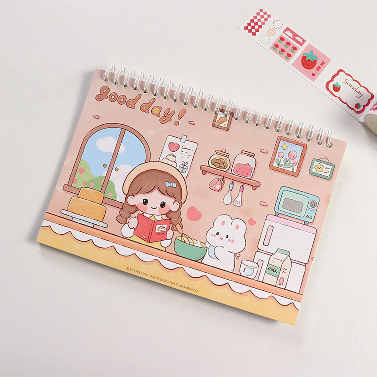 Cartoon Notebook　Hand Account Sticker Book Double Sided Multi-use DIY Collecting Handbook Suitable for Home Office School