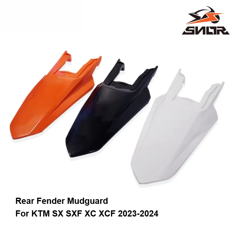 SNOR Motorcycle Accessories Rear Fender Mudguard Splash Guard Cover For KTM SX SXF XC XCF 125 250 350 450 Pit Dirt Bikes 2023-24