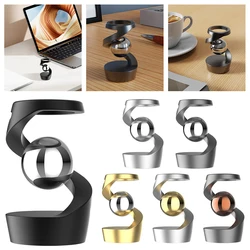 Desktop Rotating Gyroscope Fidget Toys Gravity Defying Kinetic Desk Stress Relief Toy Suspended Gyroscope Fidget Spinners