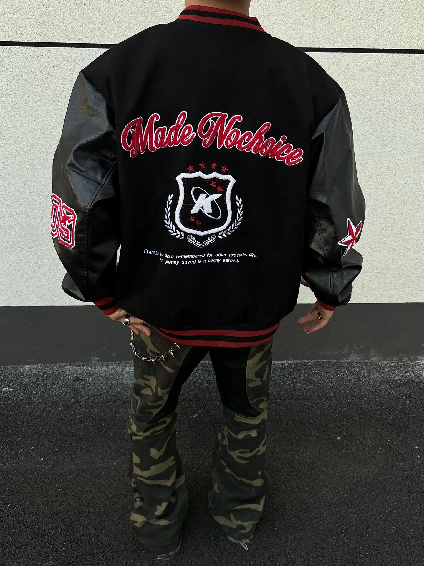 

American Sle Baseball Jaet Men's Casual Loose Fitting Embroidered Sweatirt Heavyweight High Street Faion Top