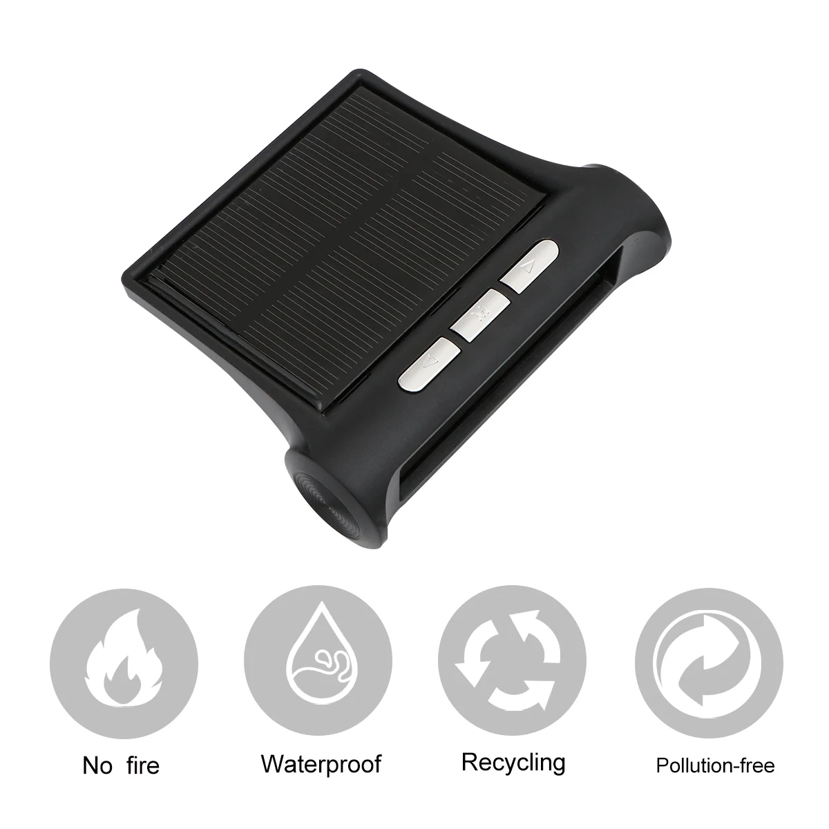 Solar Energy Universal Tire Pressure Monitor High Precision Tire Pressure with Color Screen