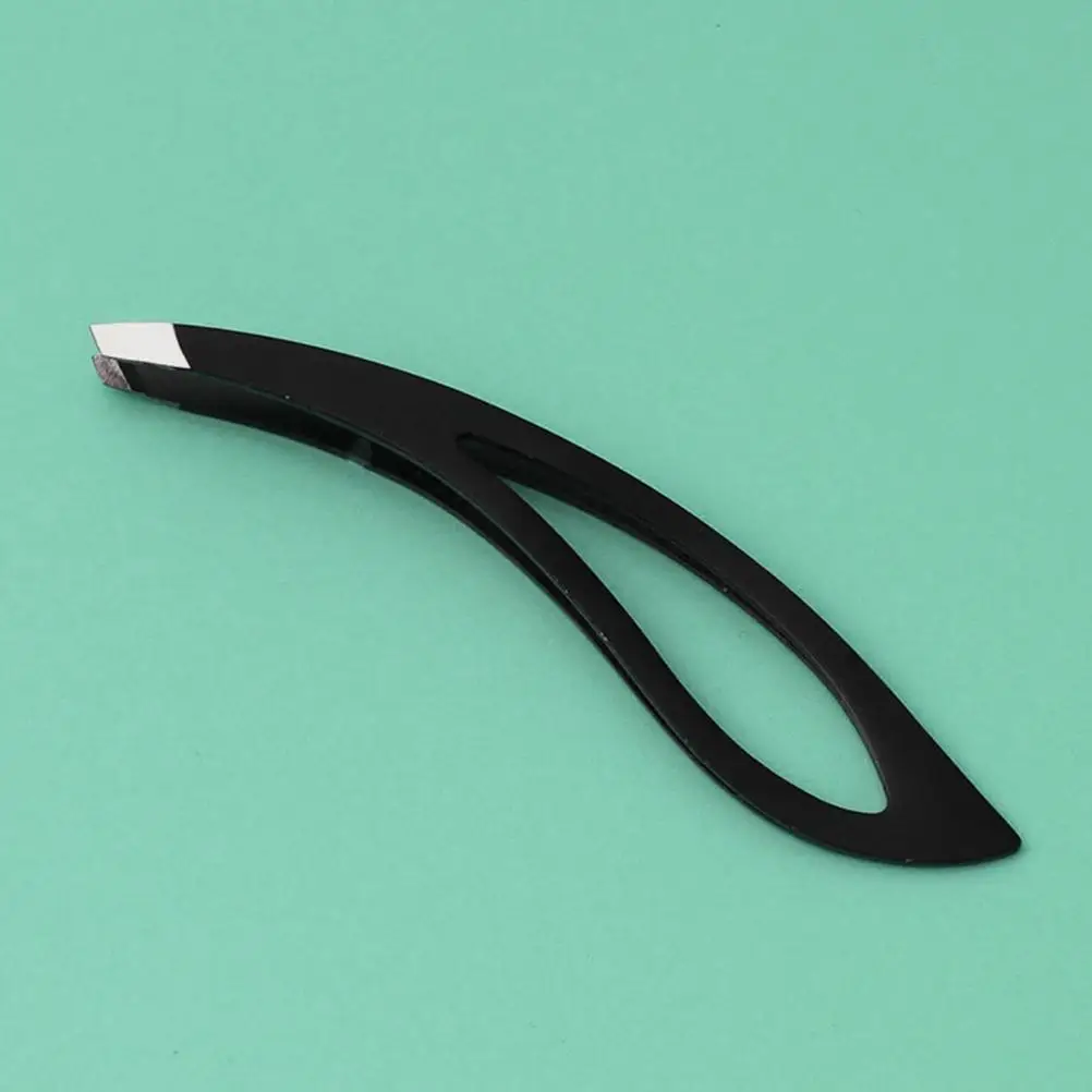 2 個の精密先端眉毛除去ツールステンレス鋼ピンセット眉毛摘み取りマニキュアはさみまつげピンセット