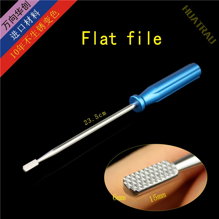 

Flat file arthroscope straight skull file orthopedic surgical instruments medical sports medicine meniscus file