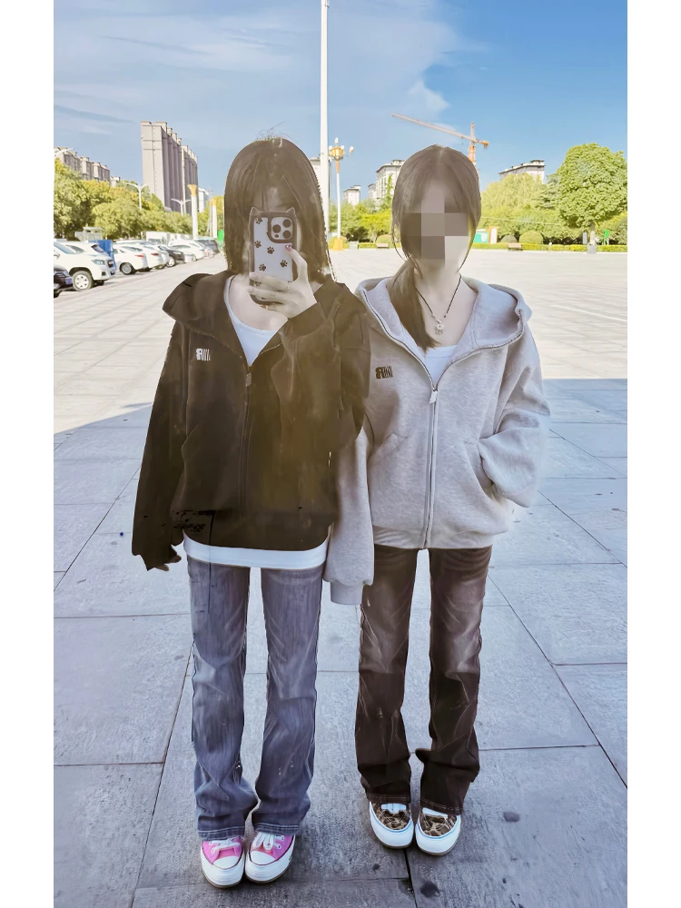 

Джинсы Waed Bla Bell Bot для мужчин и женщин High Street Vibe, тонкие прямые американские брюки для похудения, повседневные джинсовые брюки