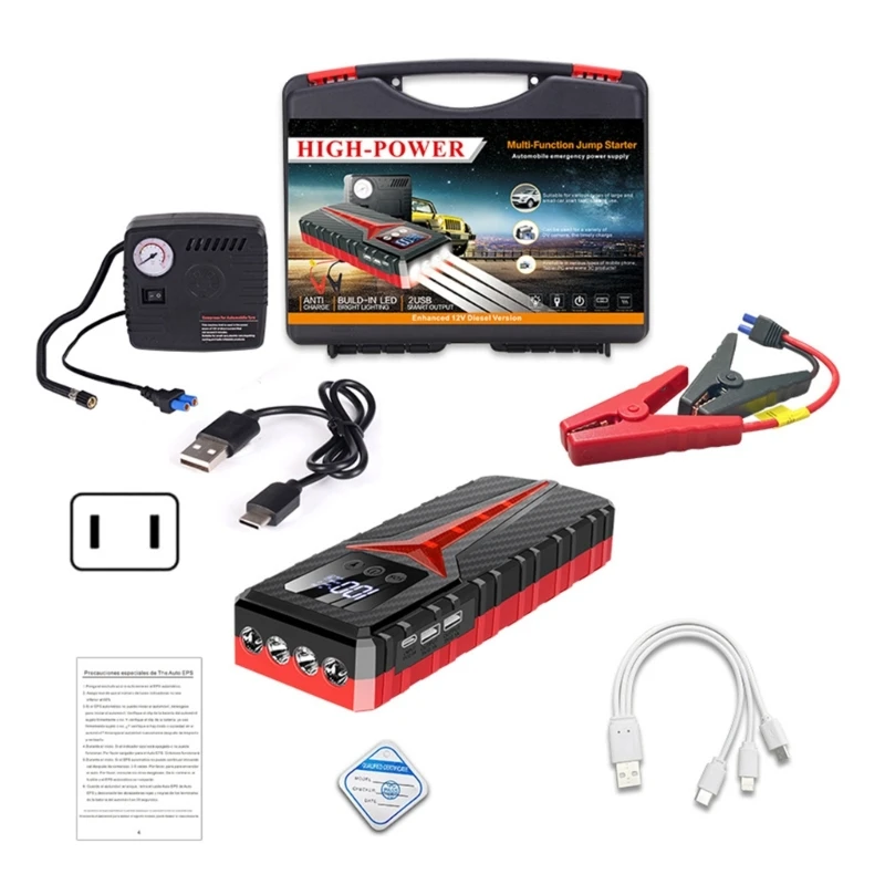 Reliable Car Starter Convenient Auto Car Jump Starter 8000A Battery