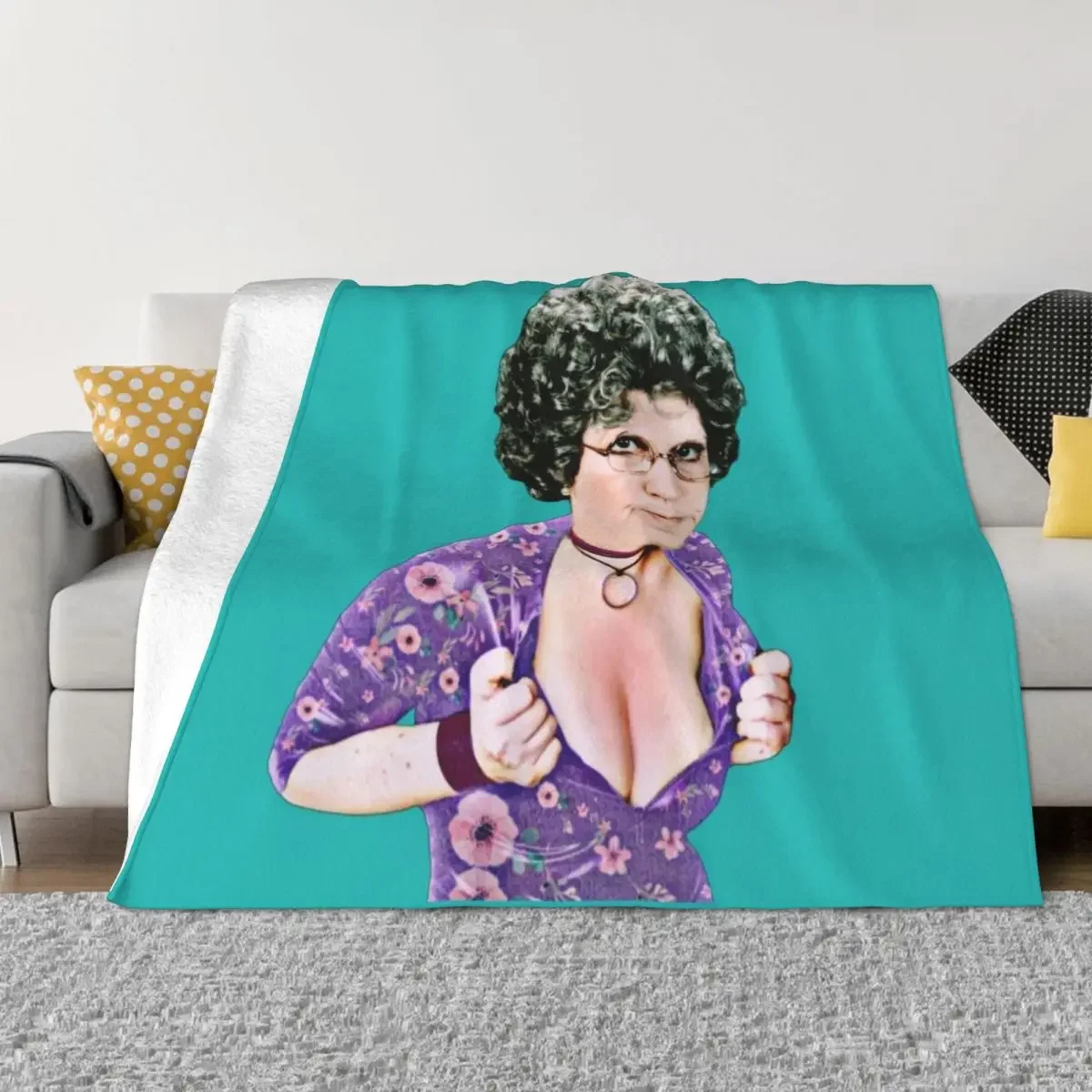 

Hot Mama Throw Blanket Blankets For Bed funny gift