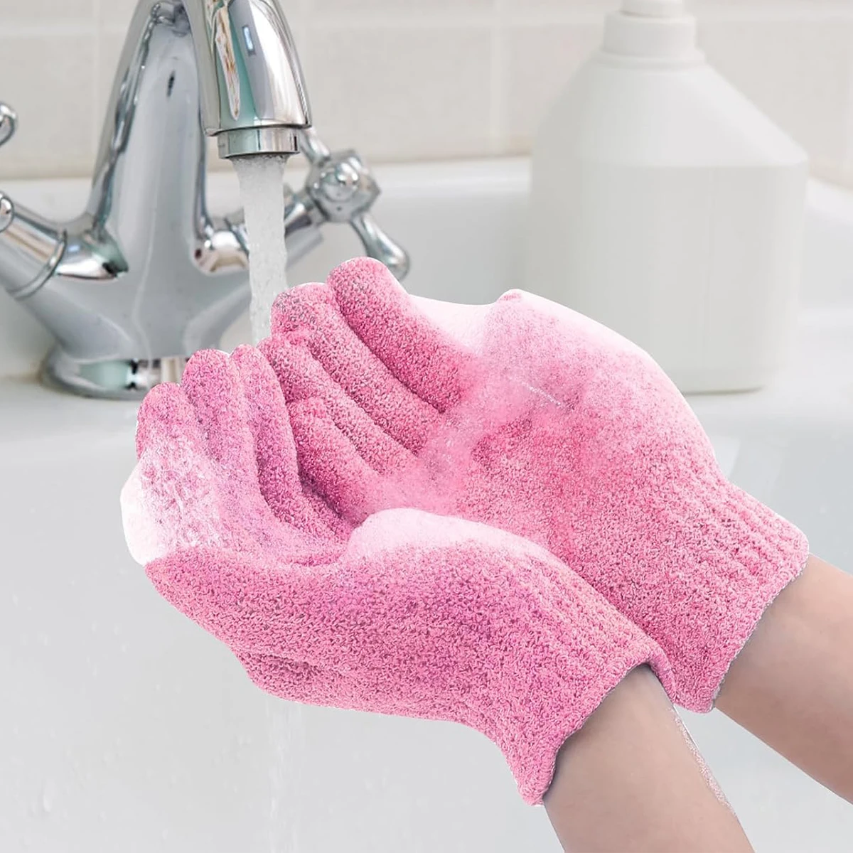 10 Pcs Best Quality Bath For Peeling Exfoliating Mitt Glove Scrub Gloves Resistance Skin Moisturizing SPA FoamBodyMassage Sponge