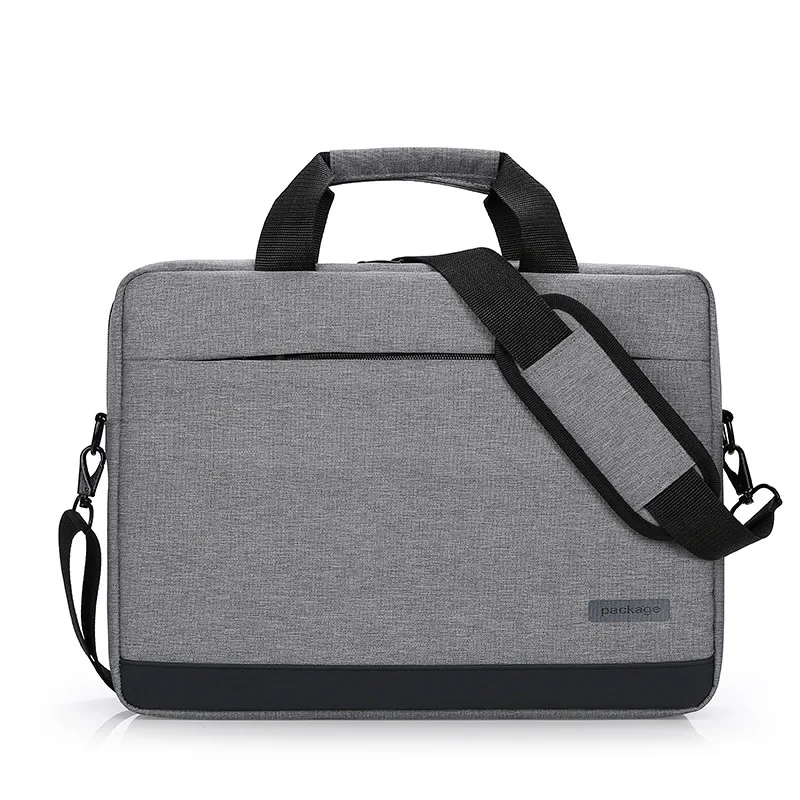 Computer Bag Handbag Shoulder Laptop Bags 15 inch Briefcase Document Case Canvas Solid INS Fashion Commerce Fixed Belt