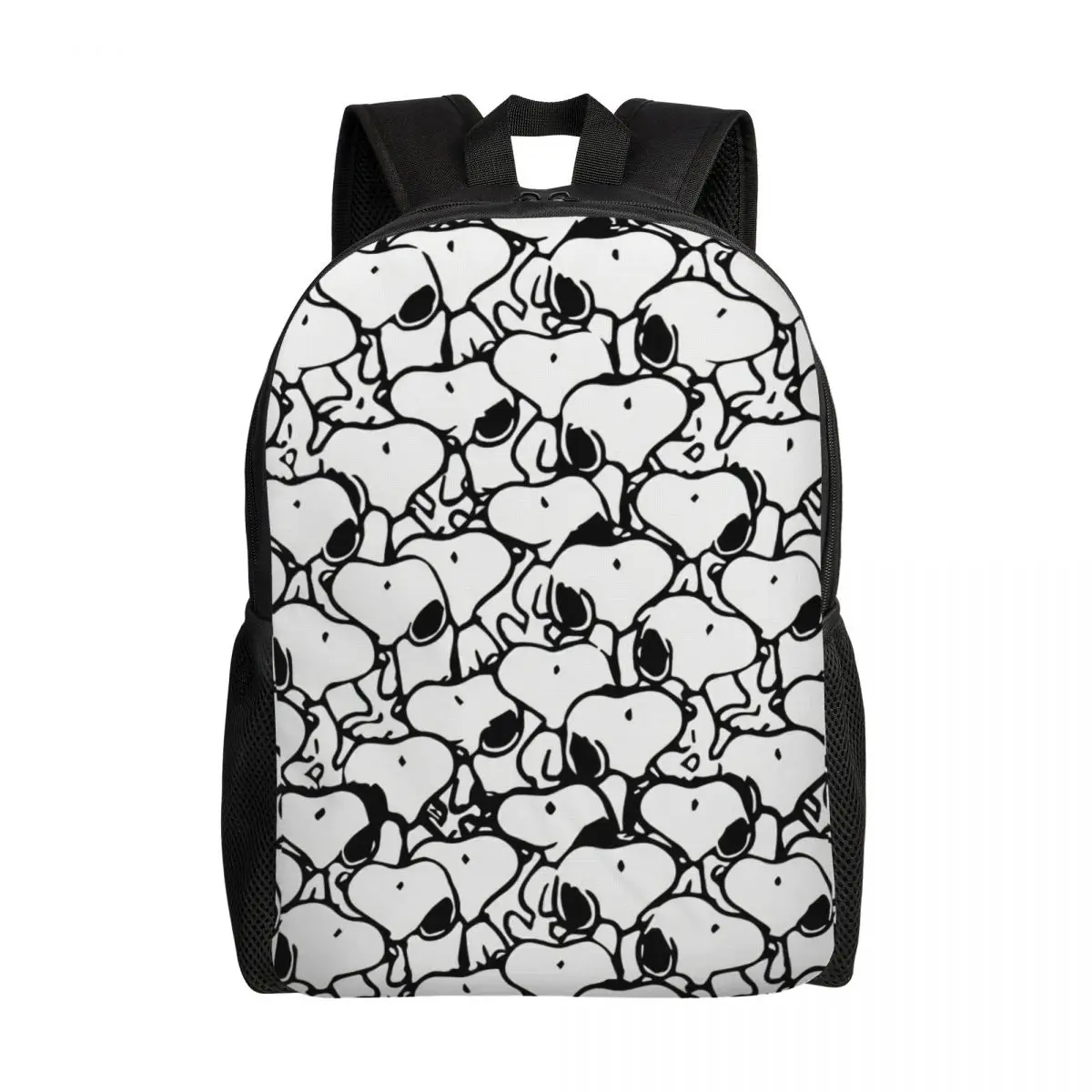 Mochila personalizada S-Snoopys Anime Pattern Laptop, mochila casual para estudantes universitários, mulheres e homens