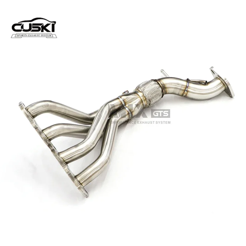 High Flow Automotive uitlaatmodificatieonderdelen - recht door bananenuitlaatpijp voor Mazda atenza 2.5 auto-uitlaatkanaal