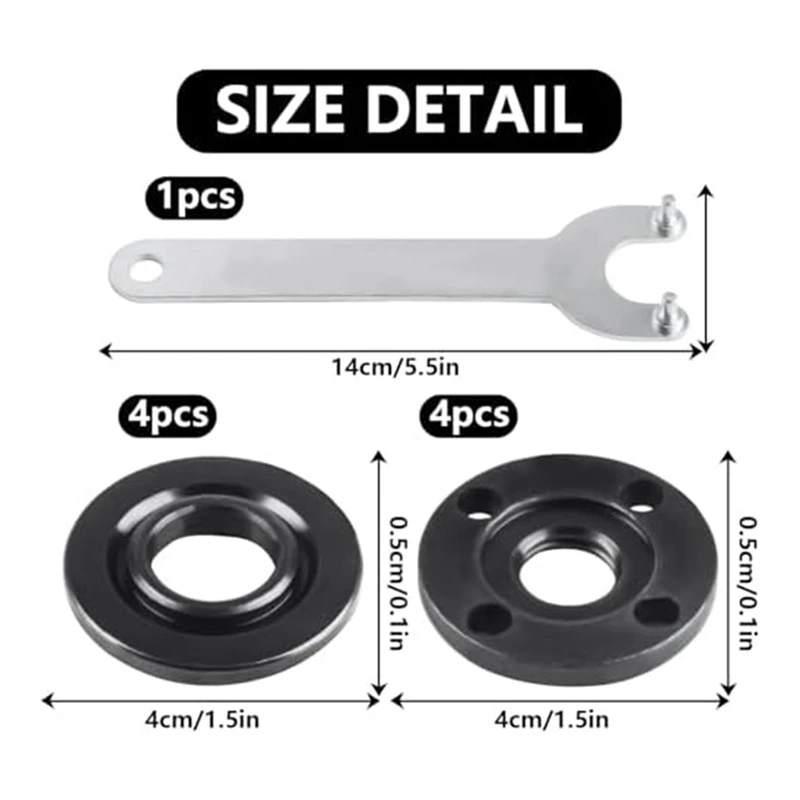 Angle Grinder Nut, 5/8-11 Grinder Flange Angle Metal Locking Nut Durable Easy Install