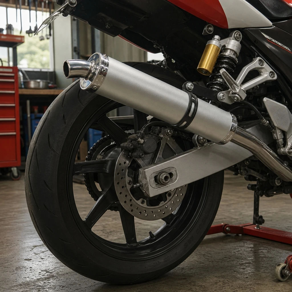 2 Stroke Bike Modified Exhaust Tail Pipe Matte Aluminum Silencer Full Hardware Kit 7 Color For NSR250 TZR125 TZM150 TSR Scooter