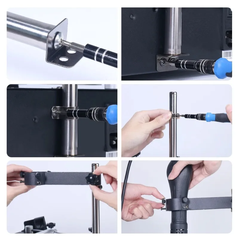 853AAA 1200W Preheating PCB Preheater Soldering BGA Rework Soldering Iron Heat Welding