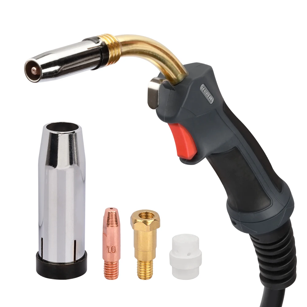 24KD Mig Mag Welding Torches New 3M  Accessories MB24AK Weld Torch Gun with Europ Connector for Mig Co2 Welding Equipment