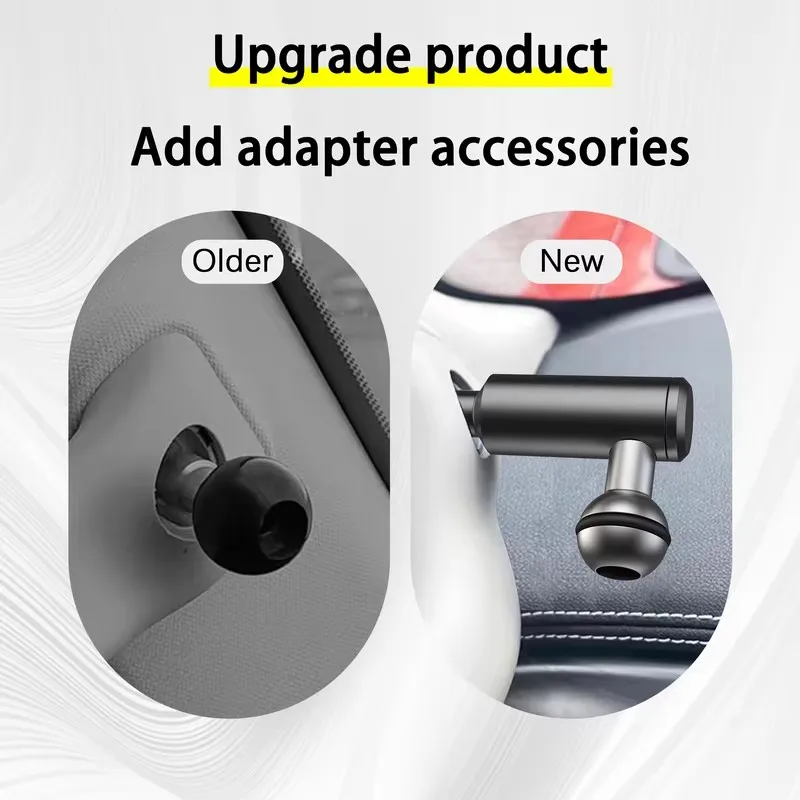 Heavy-Duty Mobile Phone Holder for Off-Road Trucks, Mounts Safely on Car A-Pillar or Armrest