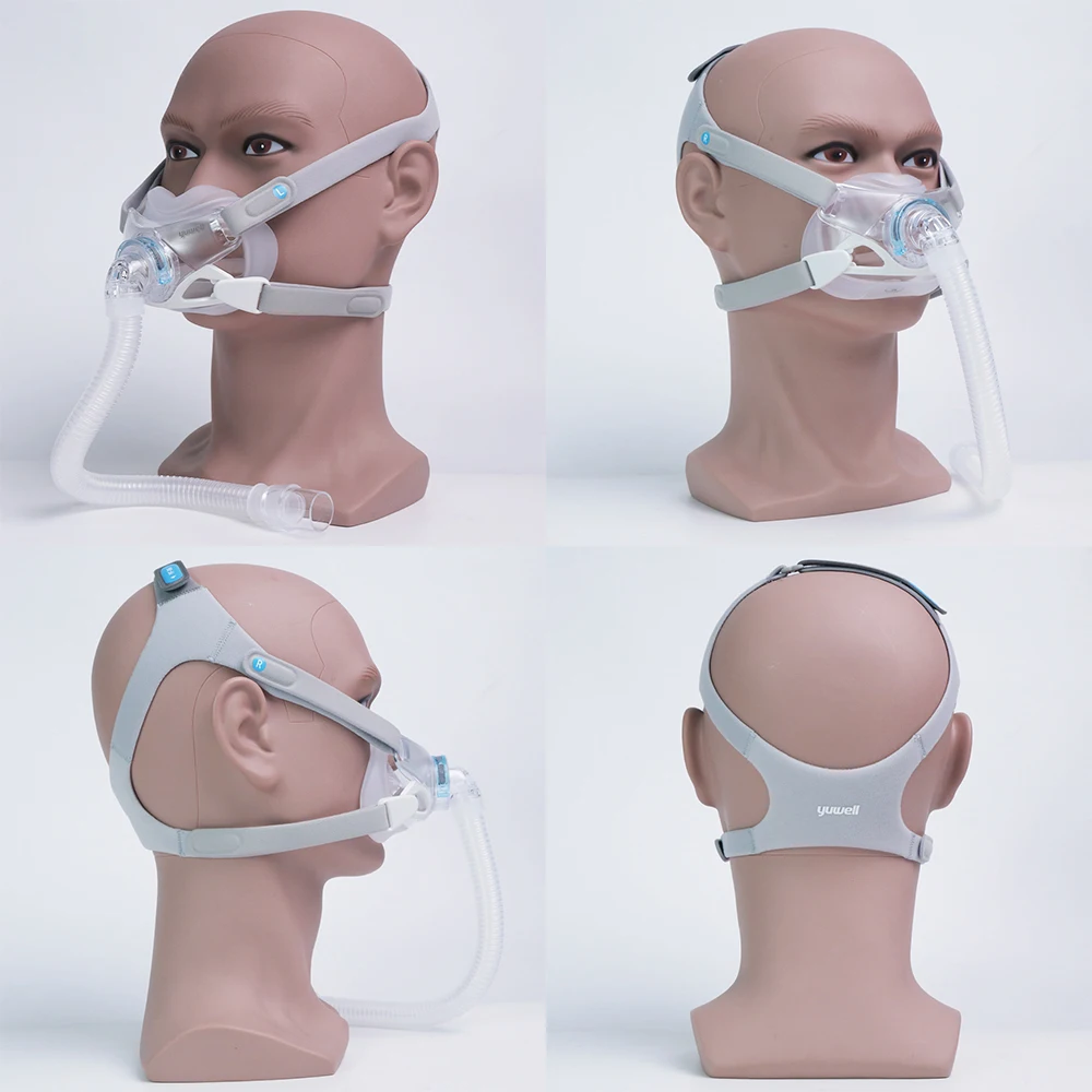 Yuwell YF-06 Cpap Mask with Headgear Full Mask Auto CPAP APAP BIPAP For Medical Air Breathing Machine Sleep Apnea Anti Snoring