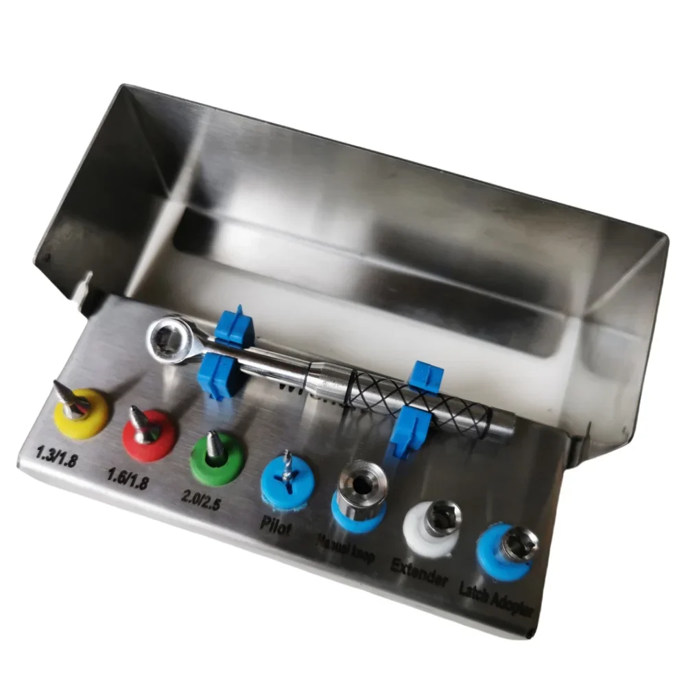 

Ящик для инструментов для экструзии зубных костей, набор для удаления имплантатов, расширитель костей, SOS, приспособление, гаечный ключ с храповым механизмом, набор для имплантатов, инструменты для стоматологической лаборатории