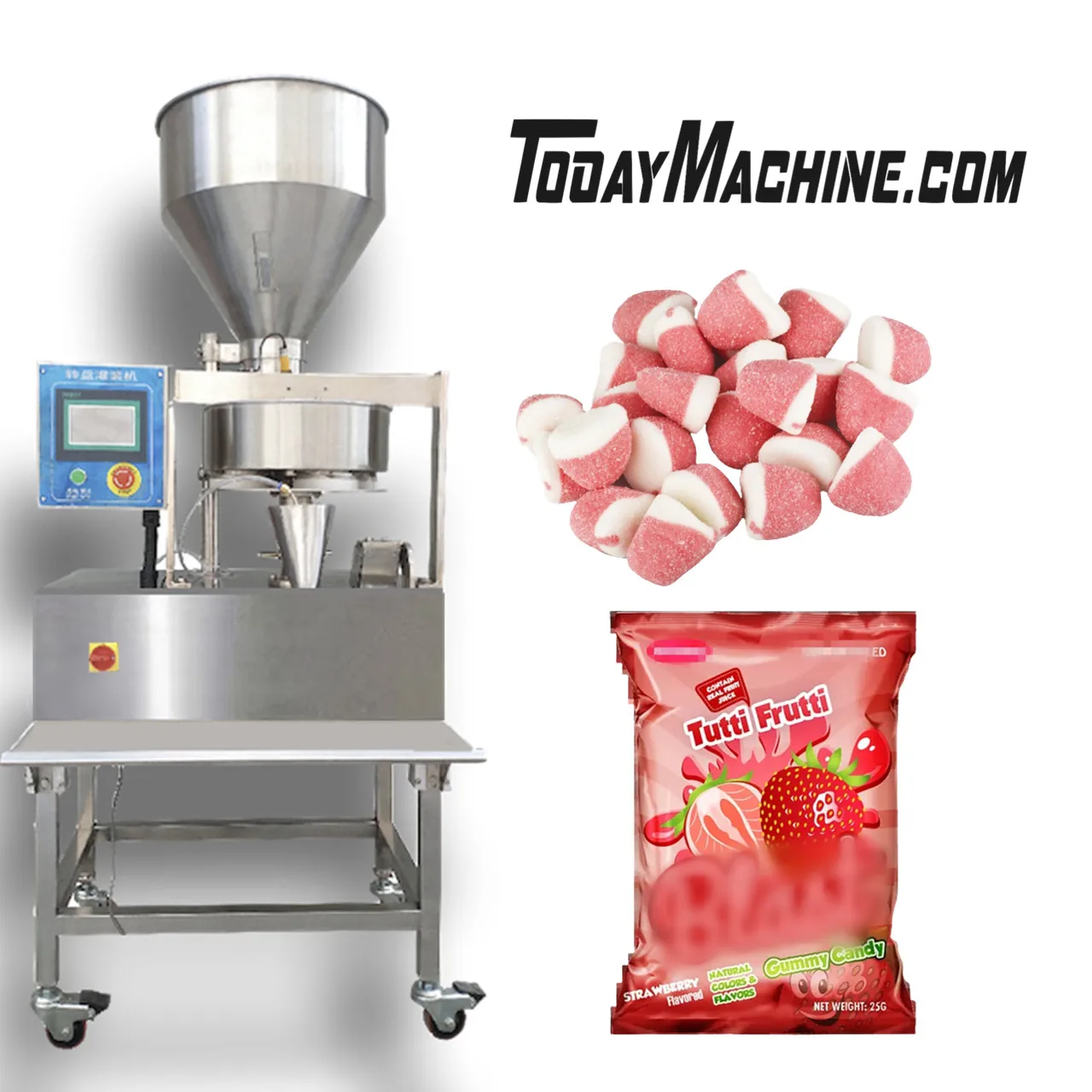 

Automatic Vertical Cup Volumetric Measuring Filling Machine For Nuts Rice Salt Sugar Granules