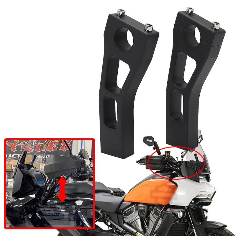 

Motorcycle Accessories CNC Aluminum Alloy Handlebar Riser Bar Lifting Clamp Handlebar Fit For Harley Pan Americ 1250 2021