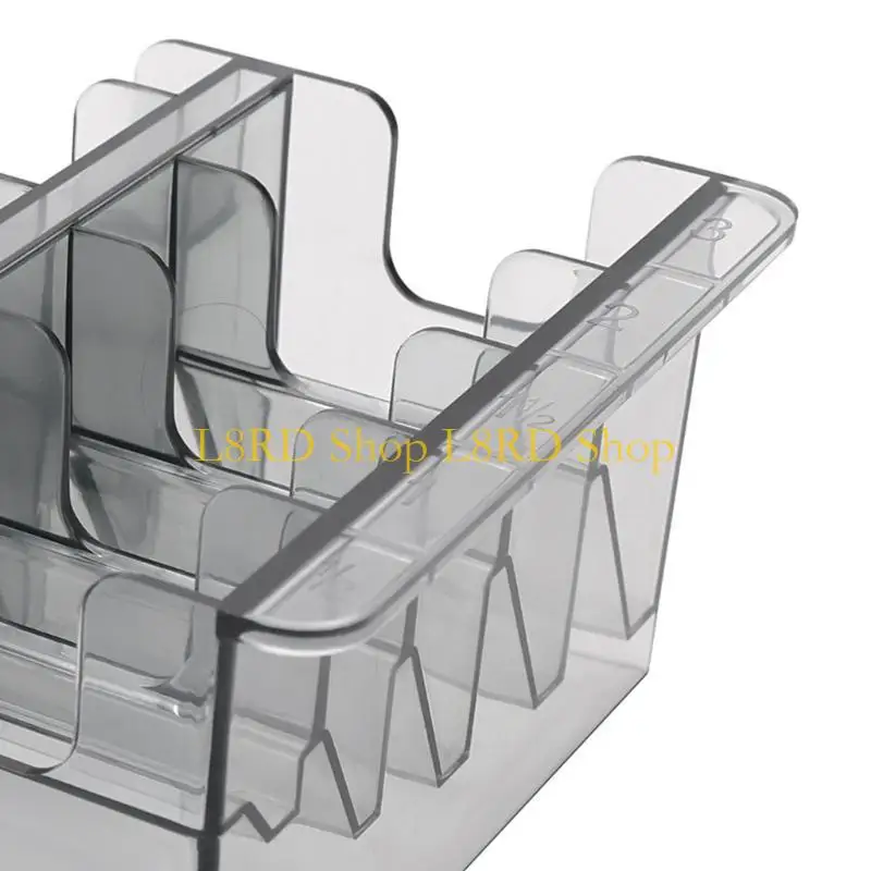 L8RD Practical Plastic Box To Protect Hair Clippers Attachments For Salon