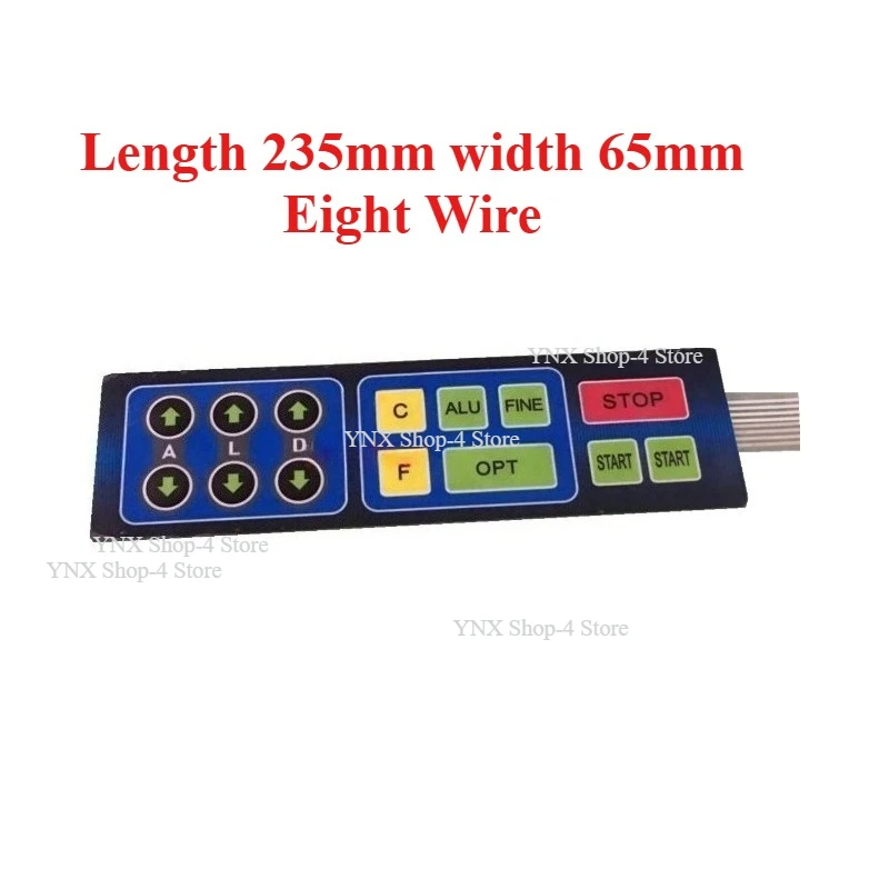 

Аксессуары для балансировочной машины для шин, кнопка управления, панель управления, сенсорный переключатель, восемь проводов 235*65 мм