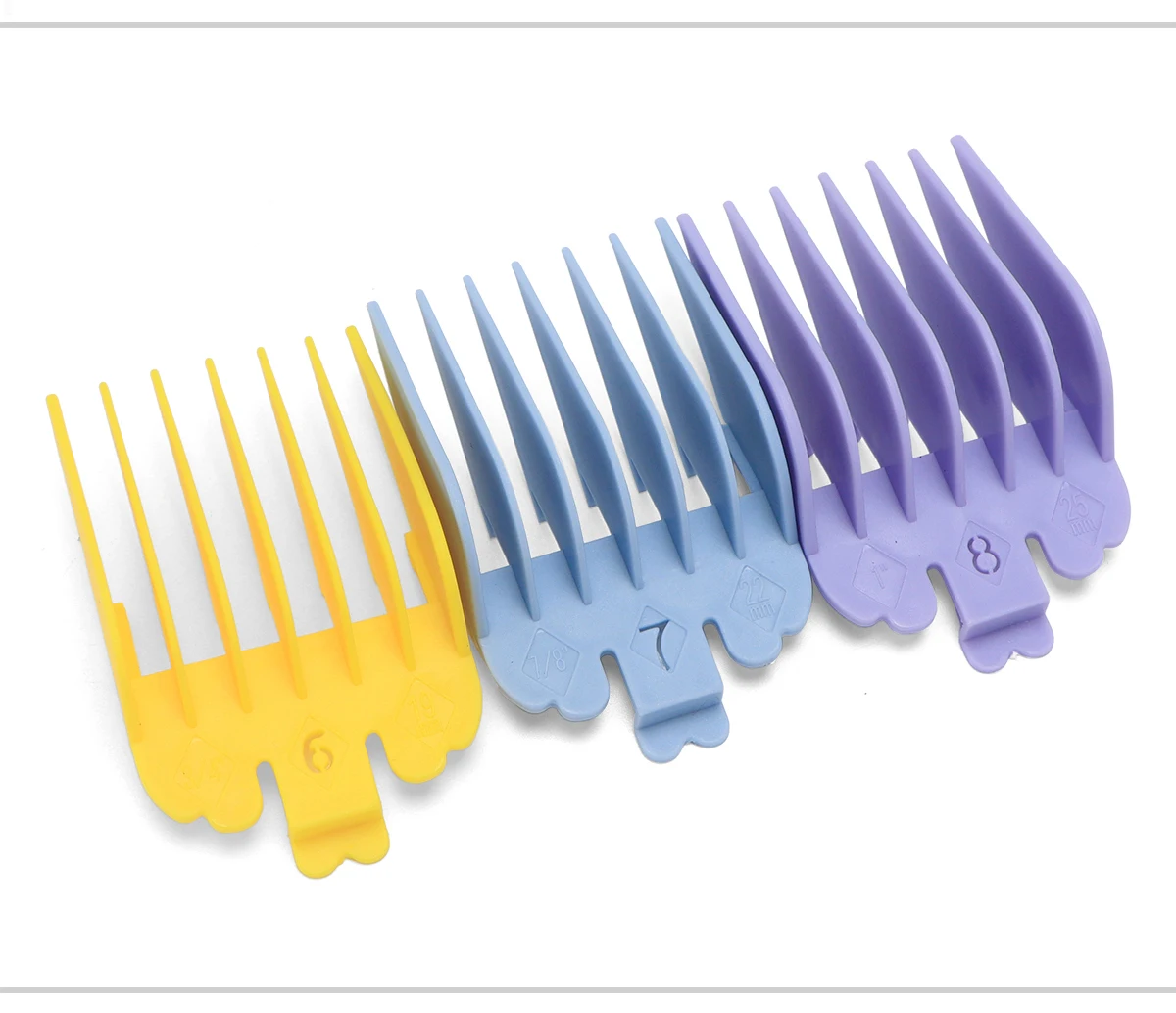 Verschiedene Größen Haarschneidemaschinen-Schutz, Friseurzubehör, professioneller Trimmer-Aufsatz, Begrenzungskämme, Ersatzschutz, 10-teiliges Set – Detail 11