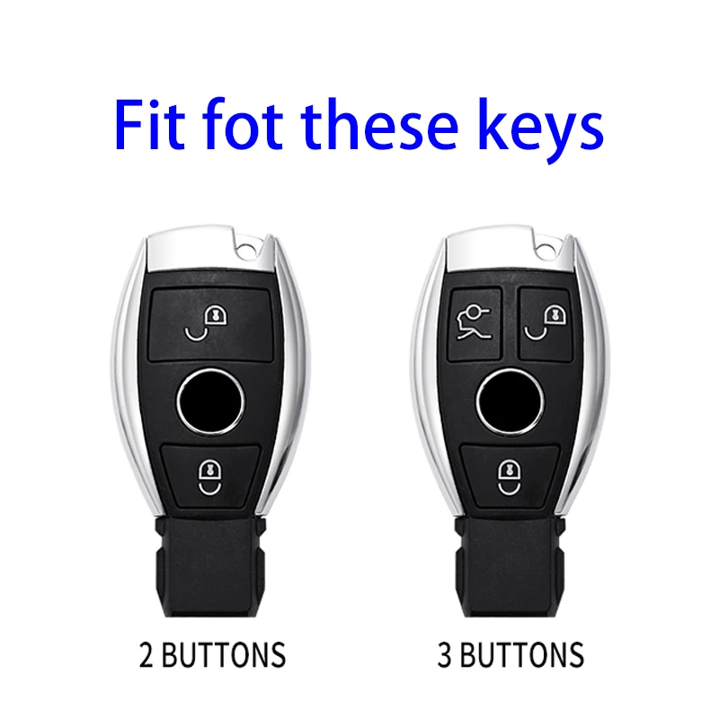 Car Remote Key Case Cover Soft TPU For Mercedes Benz A B G R Class GLA GLK W176 W204 W251 W463 Shell Fob 2/3 Buttons Accessories