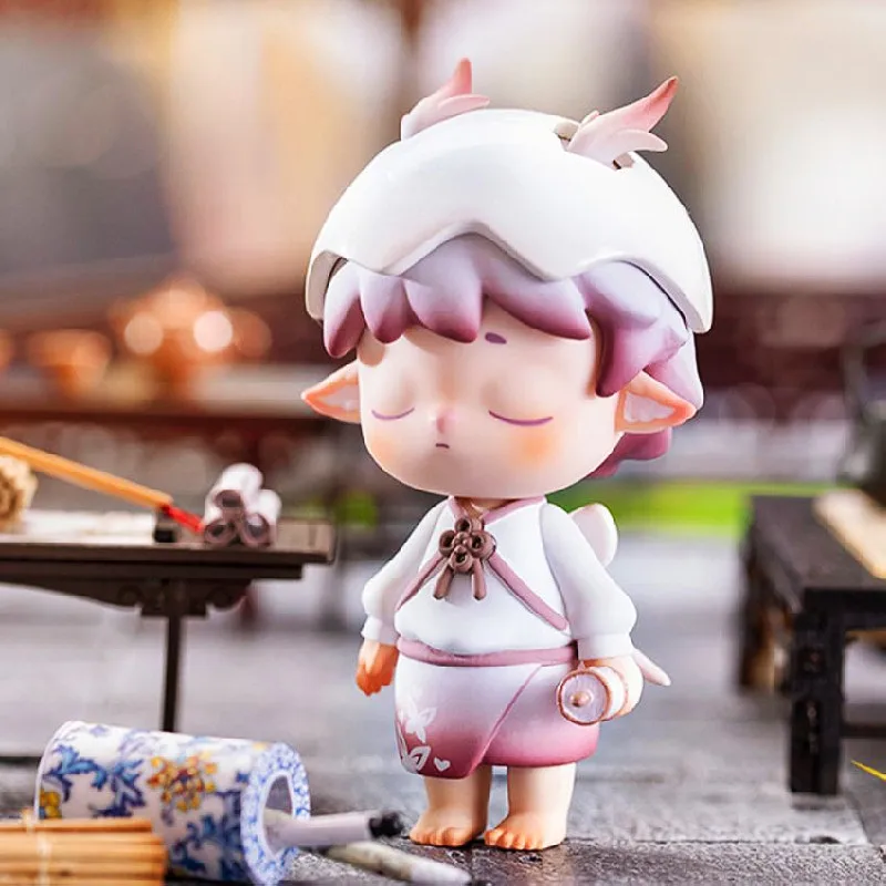 Cute Mimi Chinoiserie Series Collection Chinese Styles Mimi Figures Room Decoration Model Girls Gifts Action Figure Dolls Toys