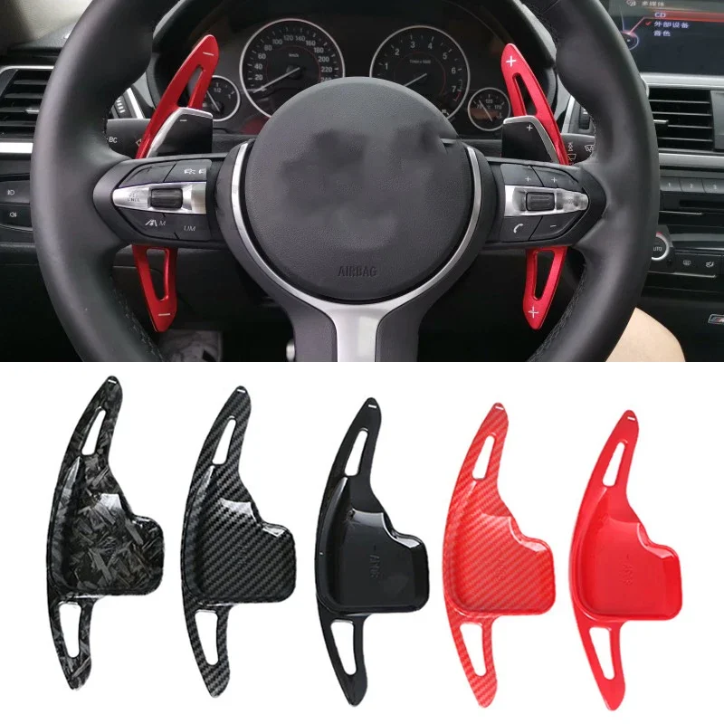 Car Steering Wheel Shift Paddle Shifter Extended  ABS Trim For BMW 1-7 Series F10 F18 F30 F35 F34 F22 F32 F07 F48 X1 X2 X4 X5 X6