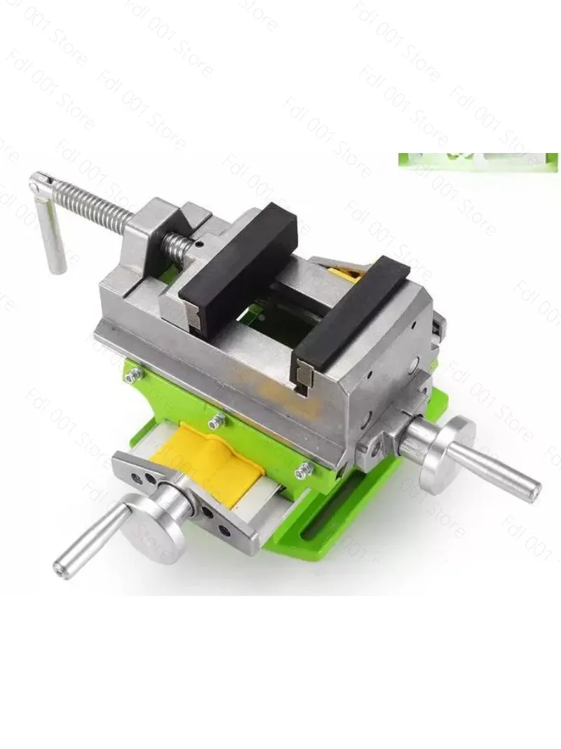 Precision Cross Slide Vise Drill Press Vise Milling Two-Way Moving Worktable Clamp Tool - view 4