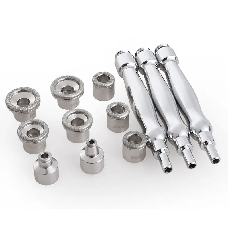 

Алмазная микродермабразия, дермабразия, сменный наконечник для дермабразии, косметические инструменты, аксессуары для ухода за кожей с 9 наконечниками, 3 палочки