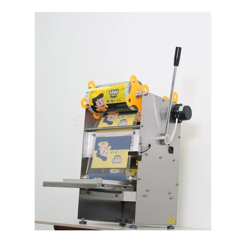 

Hand Operate Auto Pet Milk Tea Equipment Bubble Tea Cup Sealing Machine Can Sealer Sealing Machine