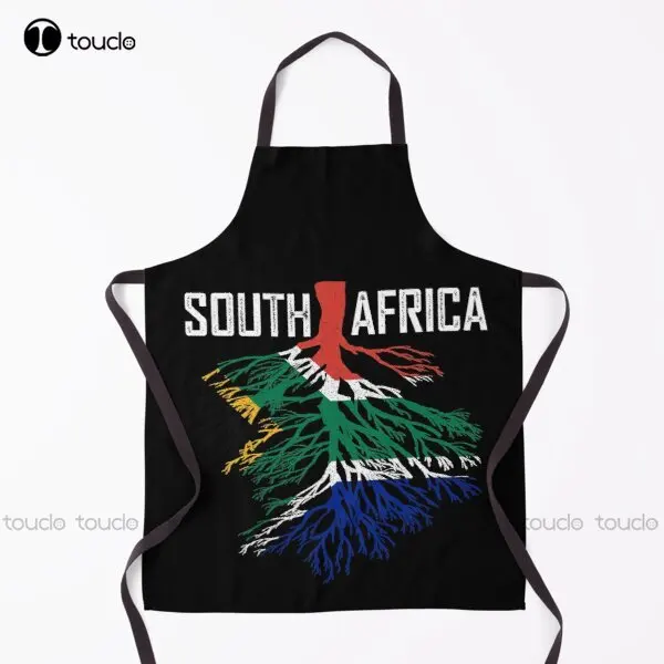 South Africa Roots South African Flag Gift Apron Kids Apron For Boys For Women Men Unisex Adult Household Cleaning Apron New