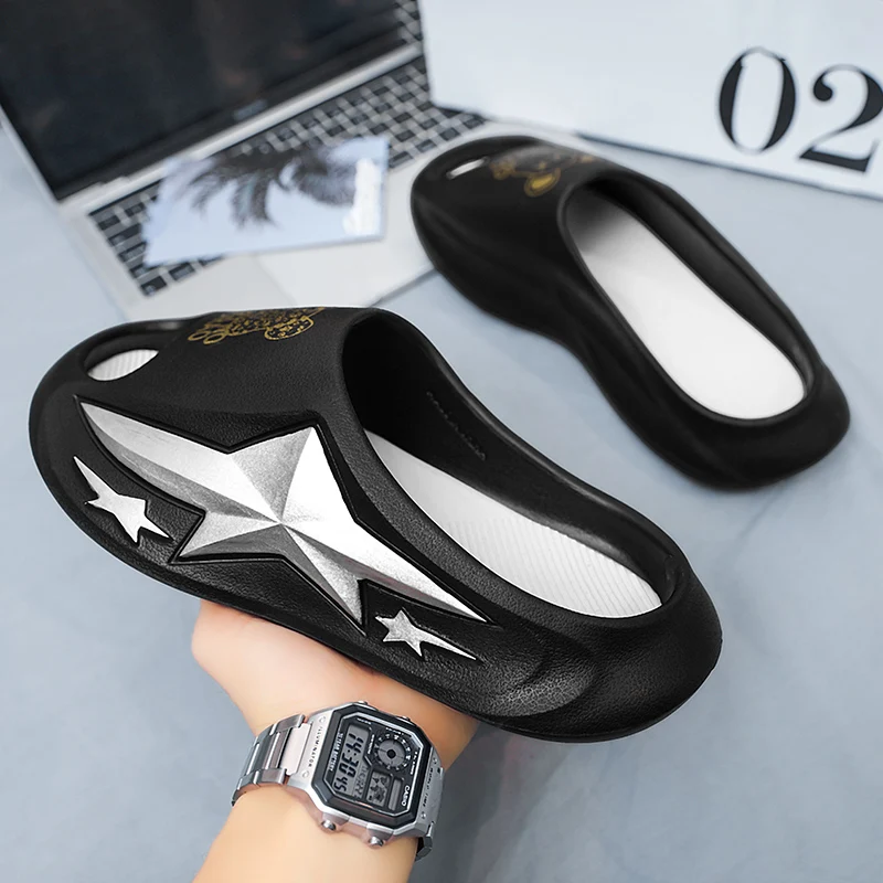 

2025 yeezy Coconut Slippers Cloud Thick-soled Sandals Summer Fashion Soft Bottom Beach Men Slippers Women's Sandals EVA Slides
