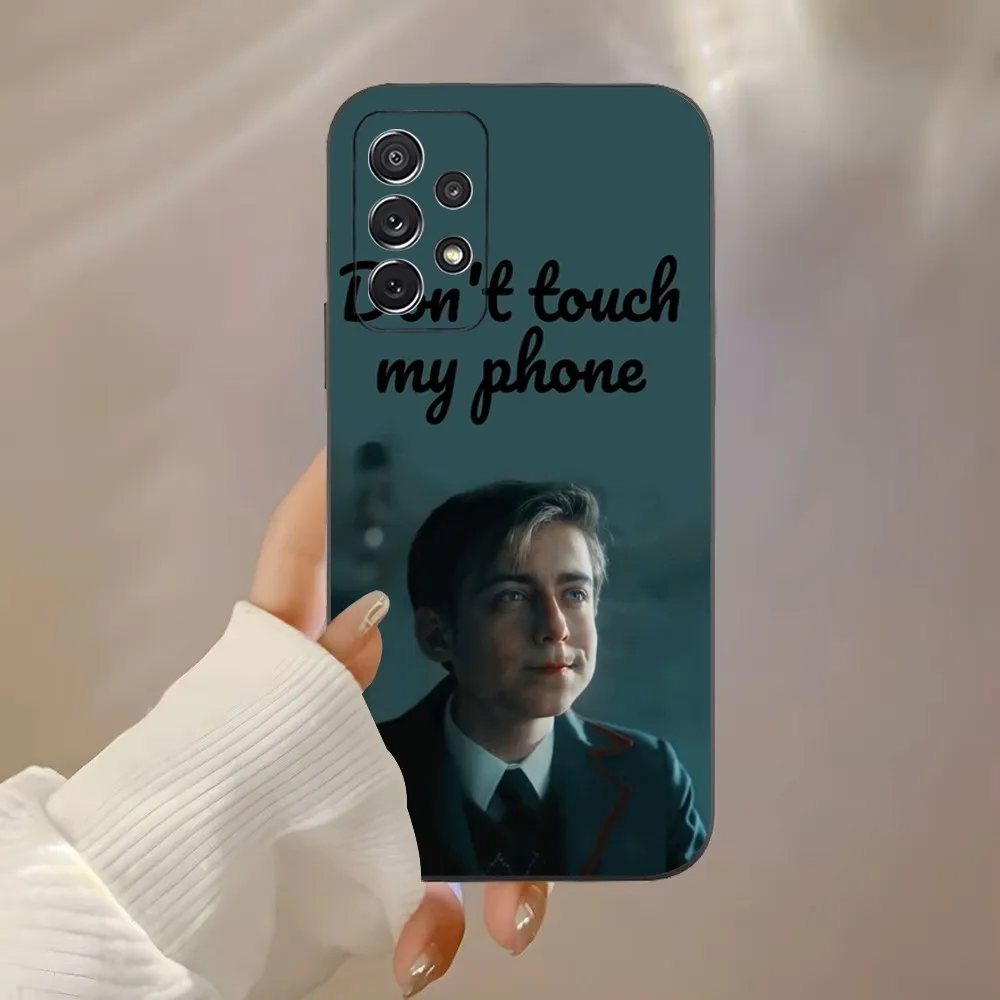 A-Aidan Gallagher Actor Phone Case For Samsung Galaxy A91,A80,A73,A72 ,A71,A53A52,A32 ,A31A22,A21s,A20,Black Cover