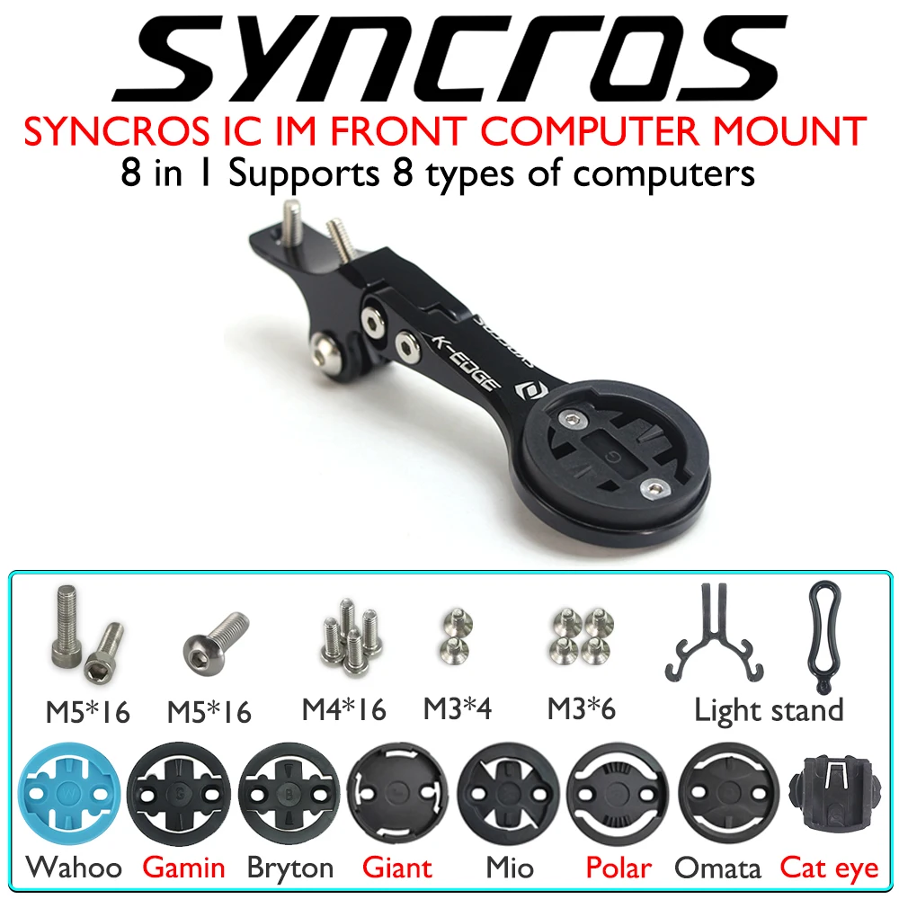 

Syncros FCC-01 Bicycle Mount Alloy 41.3g Compatible with Fraser/Creston iC for ROAD/MTB Handlebar Integrated GoPro Interface