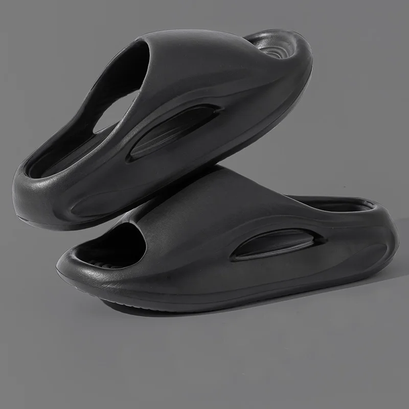 Sommer-Hausschuhe mit dicker Sohle für Männer und Frauen, Indoor-Outdoor-Sandalen, Strand-Flip-Flops, Paar-Hausschuhe, rutschfeste Herren-Duschpantoffeln – Detail 9