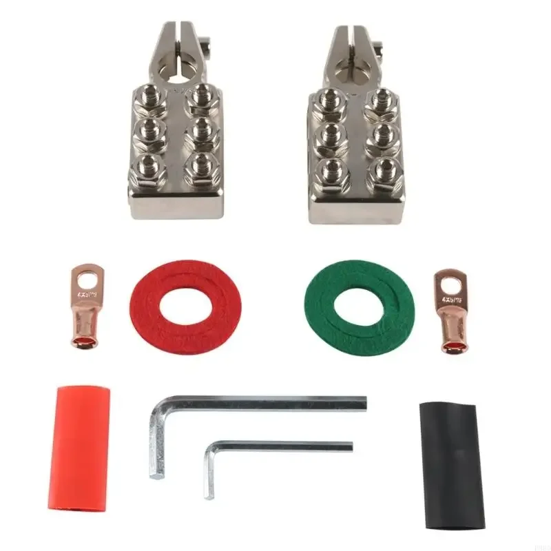 12-Way Battery Terminal Connector Lead-Acid Car Audio Modified Battery Pile Head For Cars Boats Rvs Trucks A9471 Battery Repair
