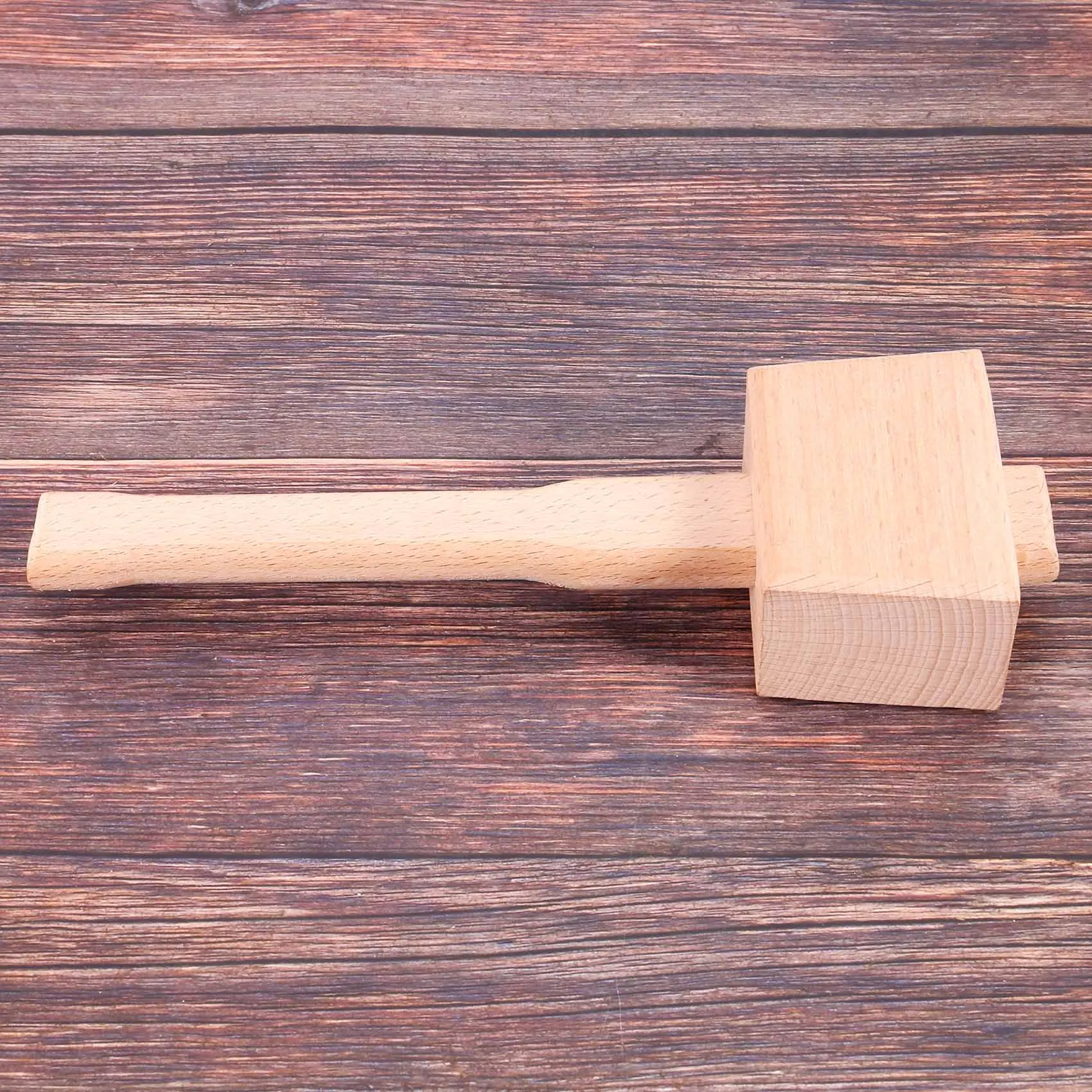 250mm Beech Solid Carpenter Wood Wooden Mallet Hammer Handle Woodworking Tool